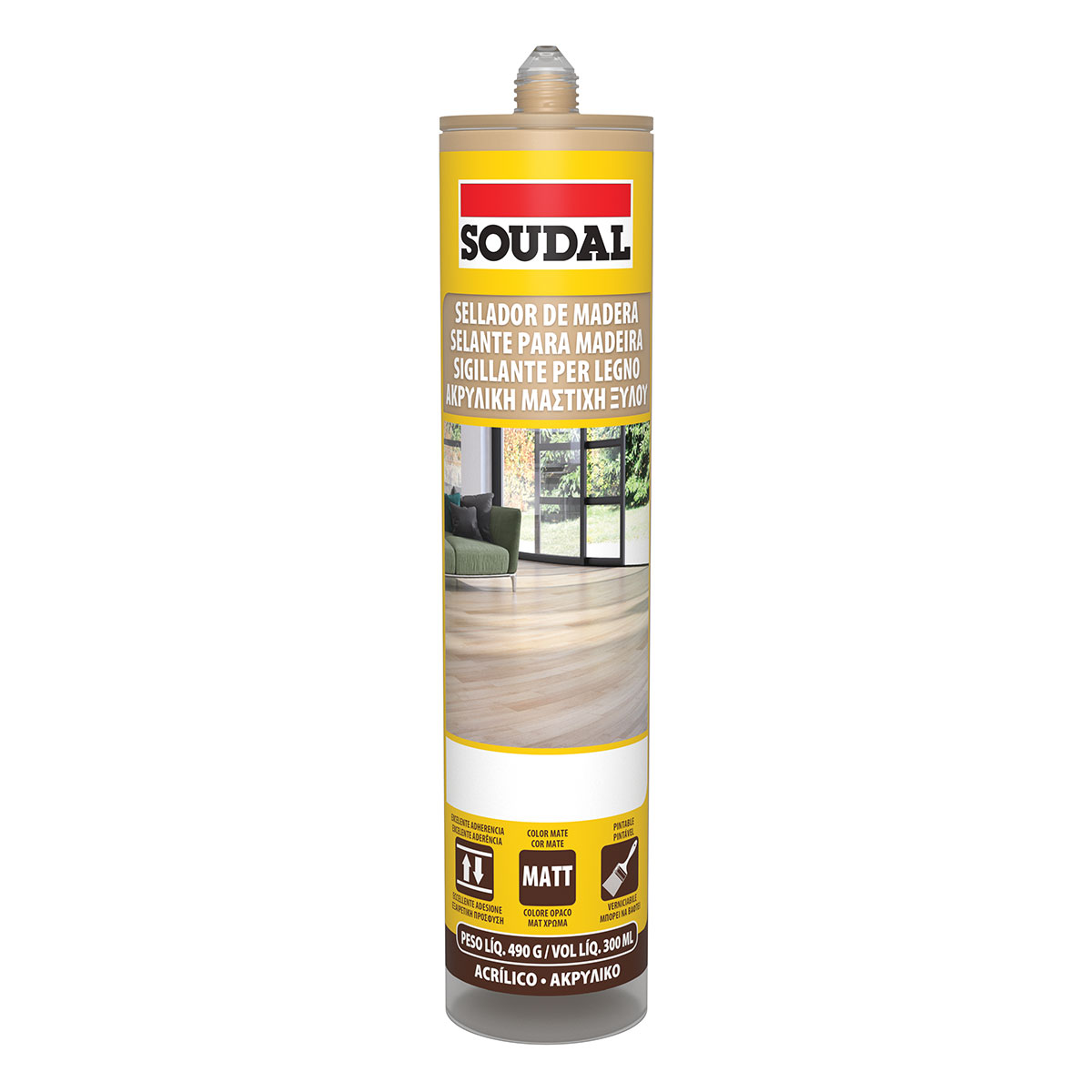 Masilla Selladora Especial para madera Soudal
