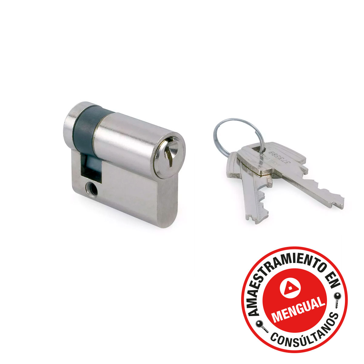 Cilindro TESA 5030 - Medio cilindro con llave serreta