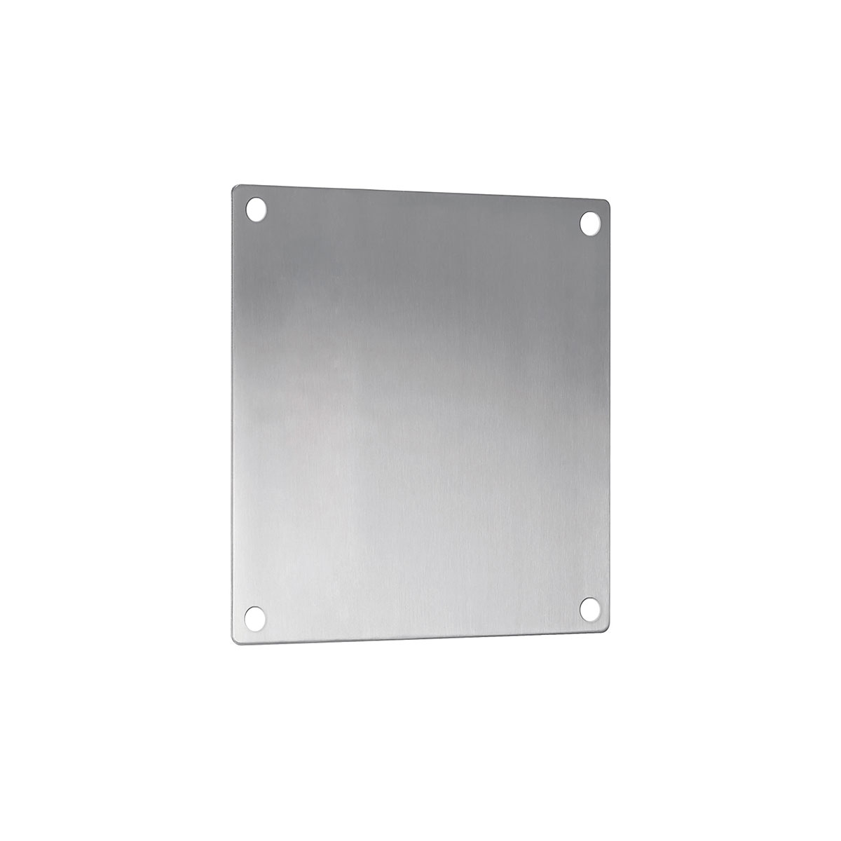 Placa cuadrada ciega