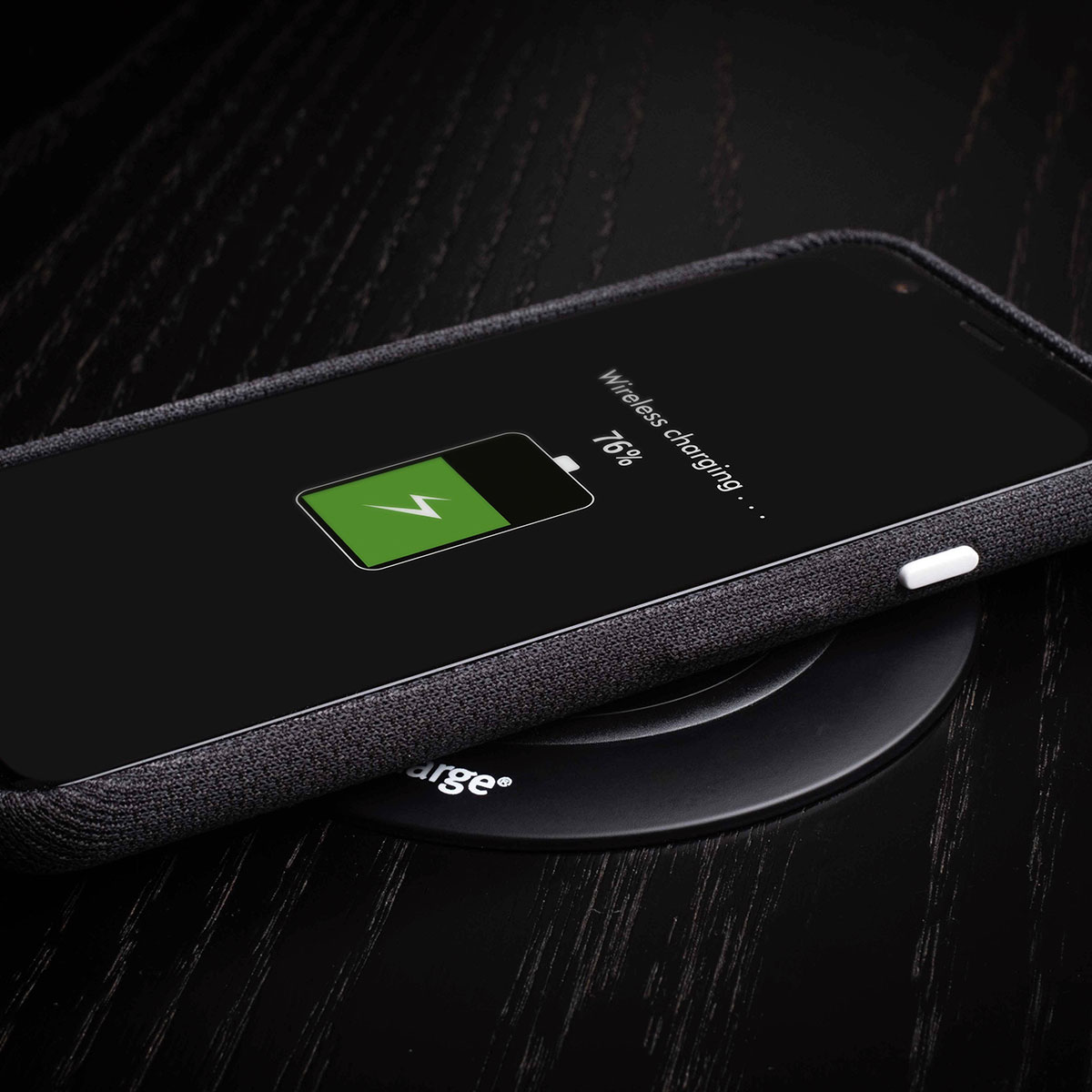 Wireless Charger AirCharge Negro  - Cargador Inhalámbrico