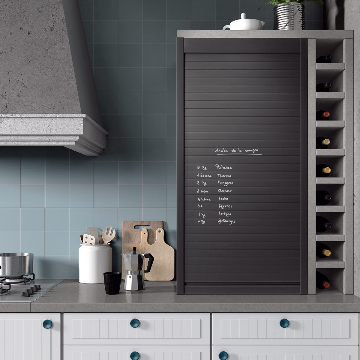Persiana Basic Plus - Pizarra