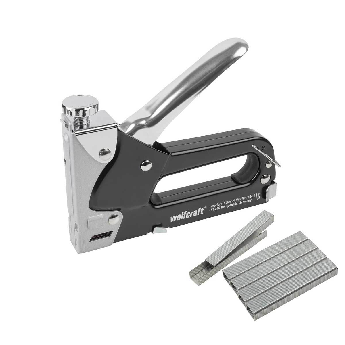 Grapadora Manual Metalica Con Tornillo Tensor