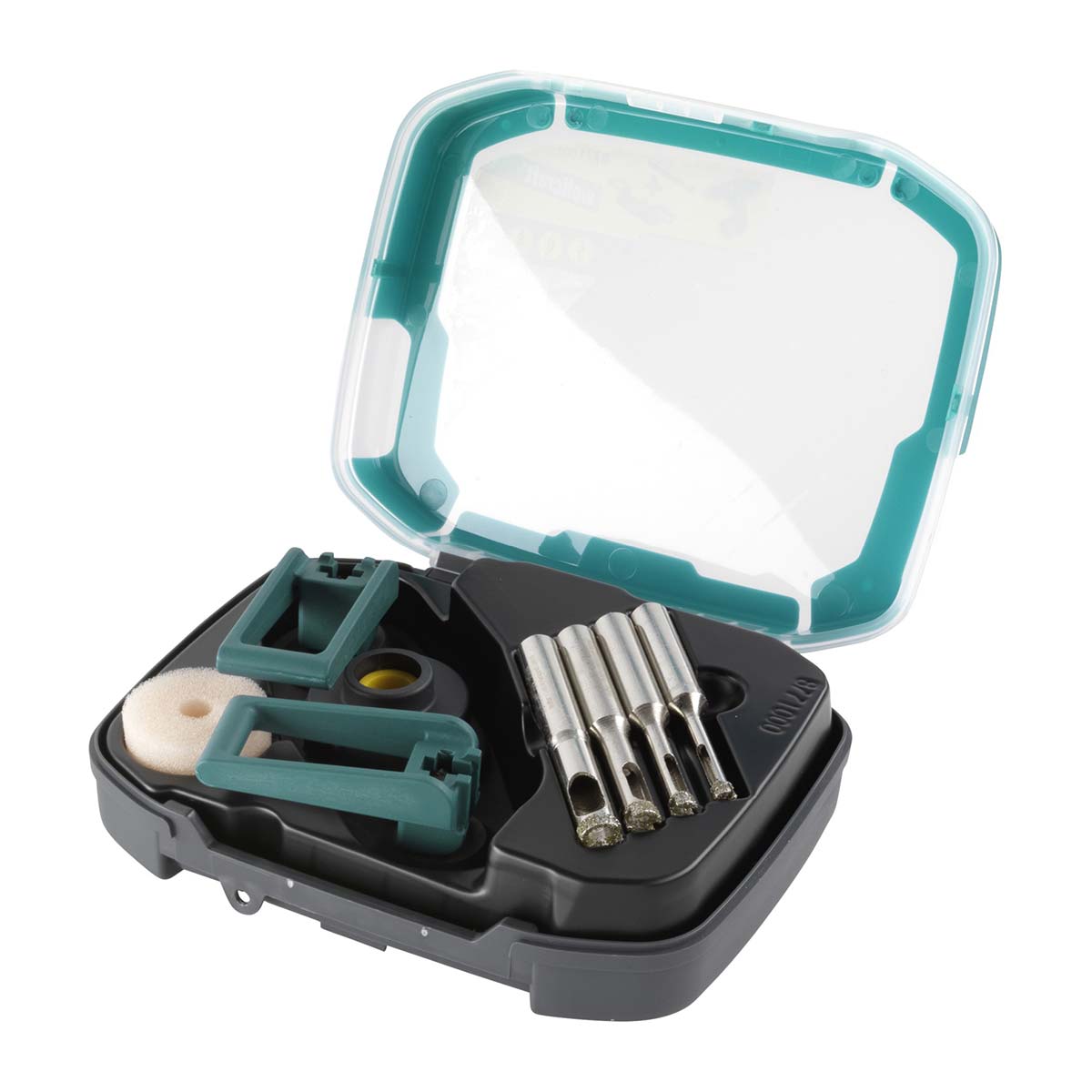Set de brocas de diamante con guía de perforado y refrigerador