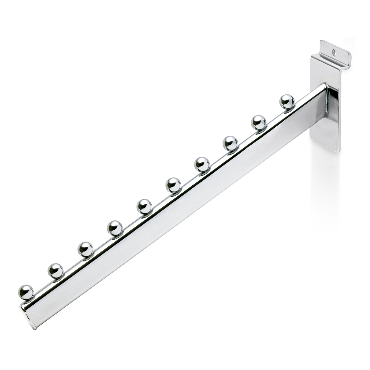 Perroquet inclinado cromo brillo 30 cms. serie LM