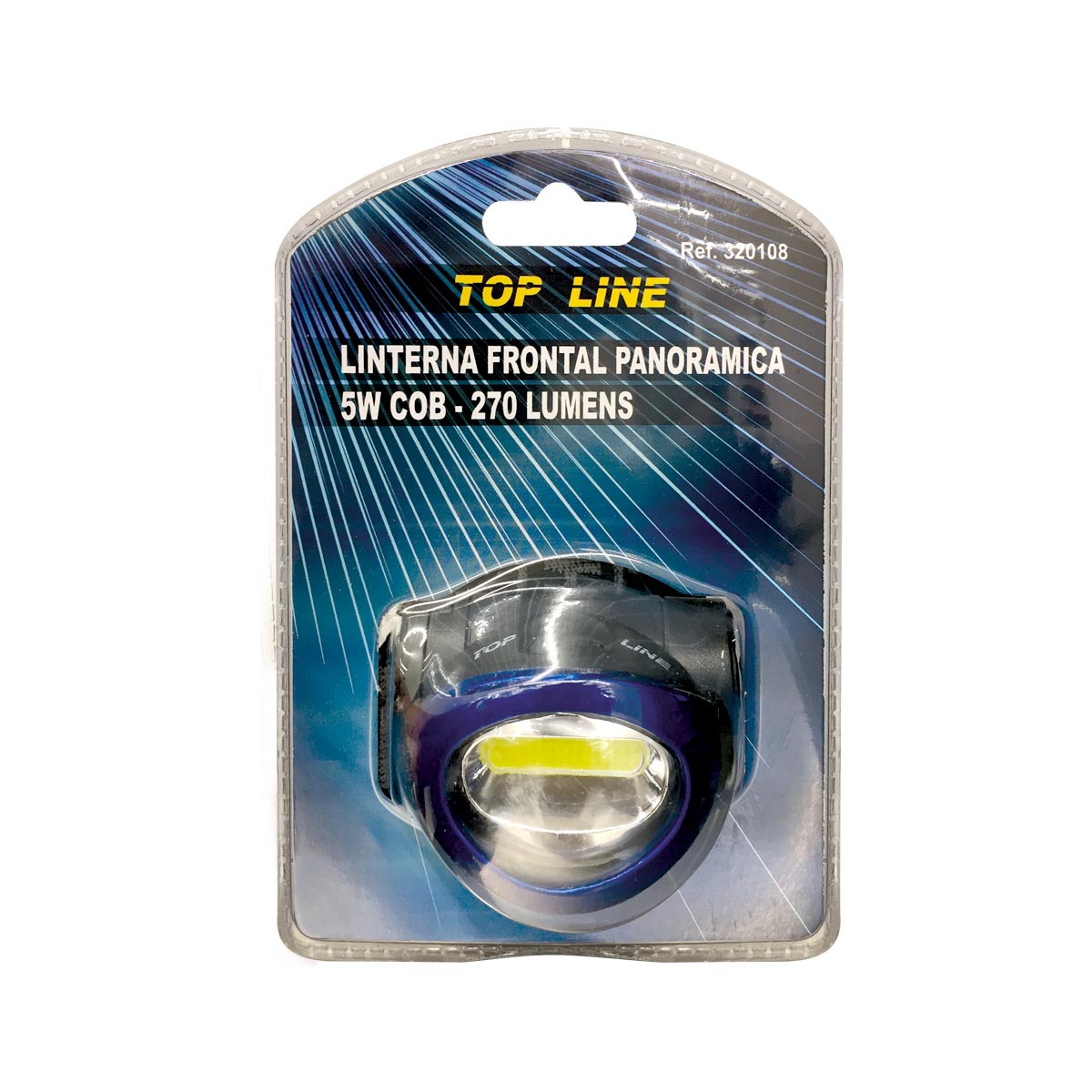 Linterna Frontal Led Panorámica 180º 