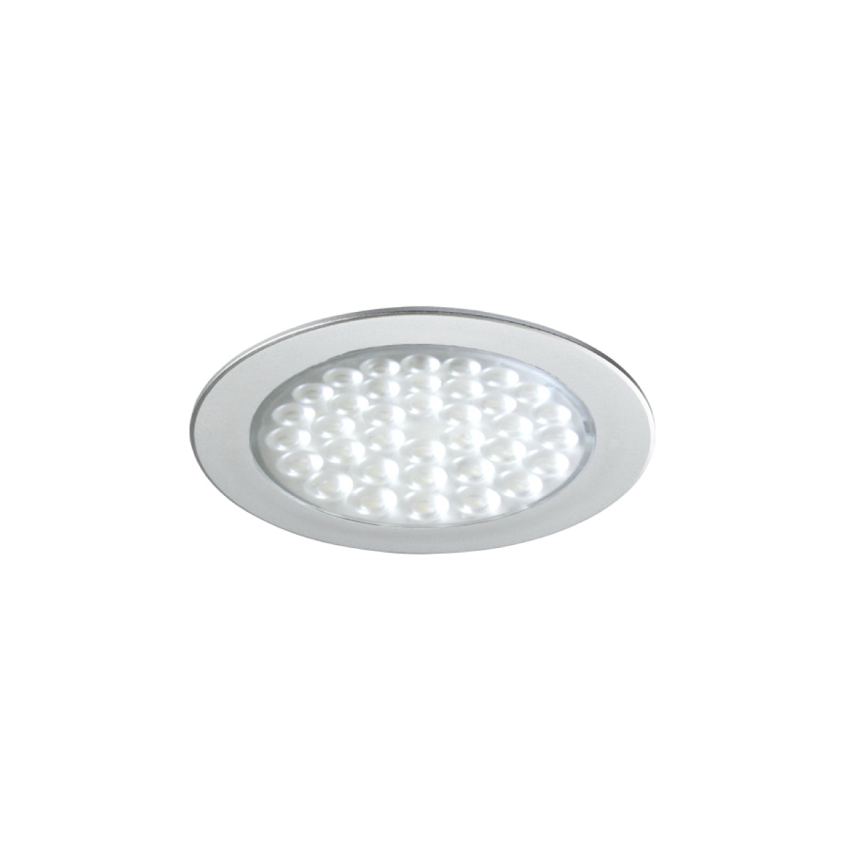 Hera Aro Mueble Redondo R 68-Led 24V 2,5W A/Inox Luz Neutra