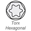 torx-hexagonal torx-hexagonal